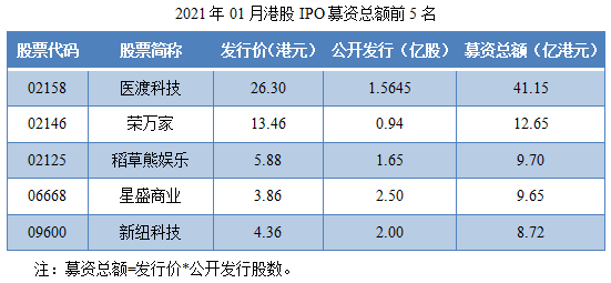 05-2021年01月港股IPO募资总额前5名.png